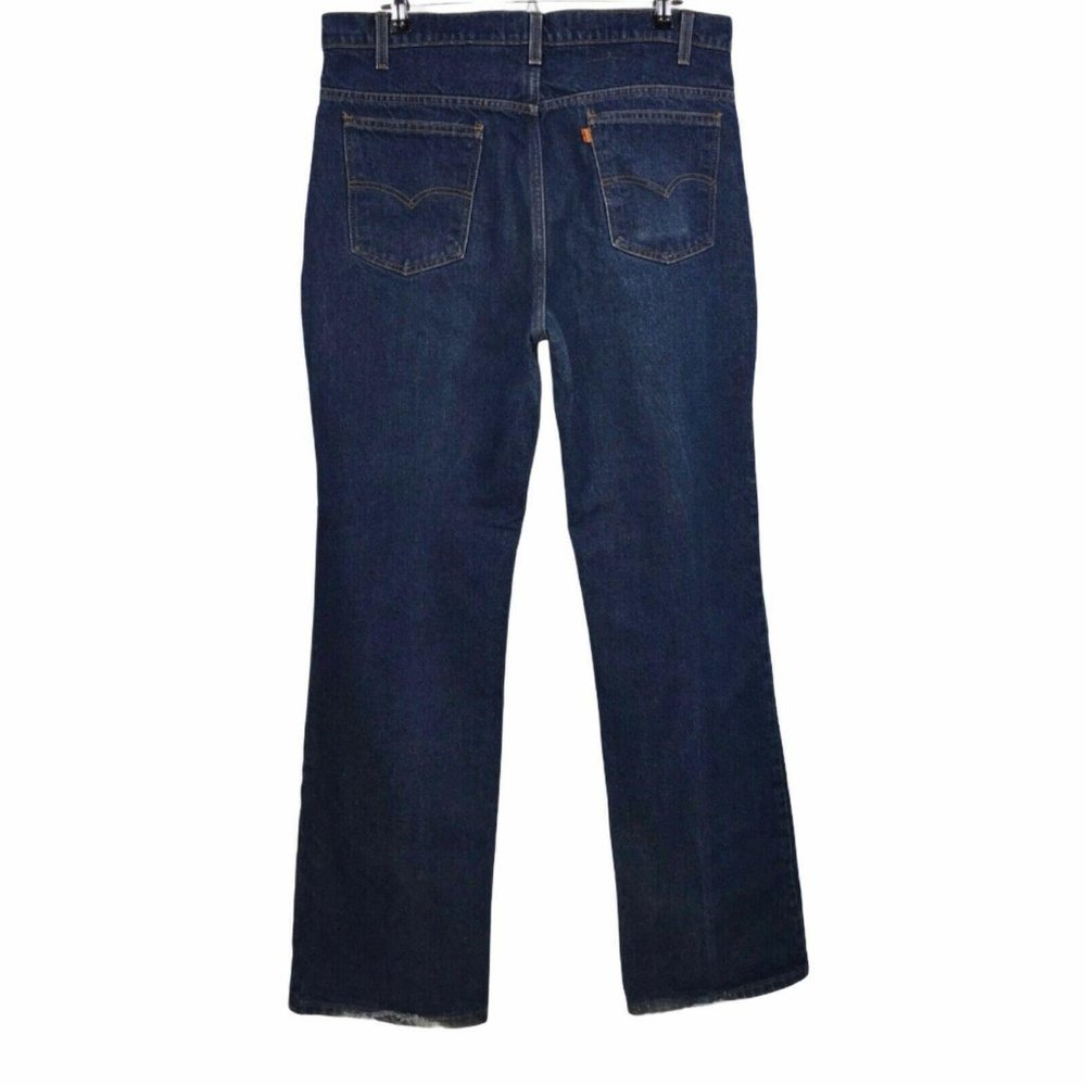 Levi's Vintage 90s Orange Tab Straight Jeans 40 33 - Picture 5 of 8